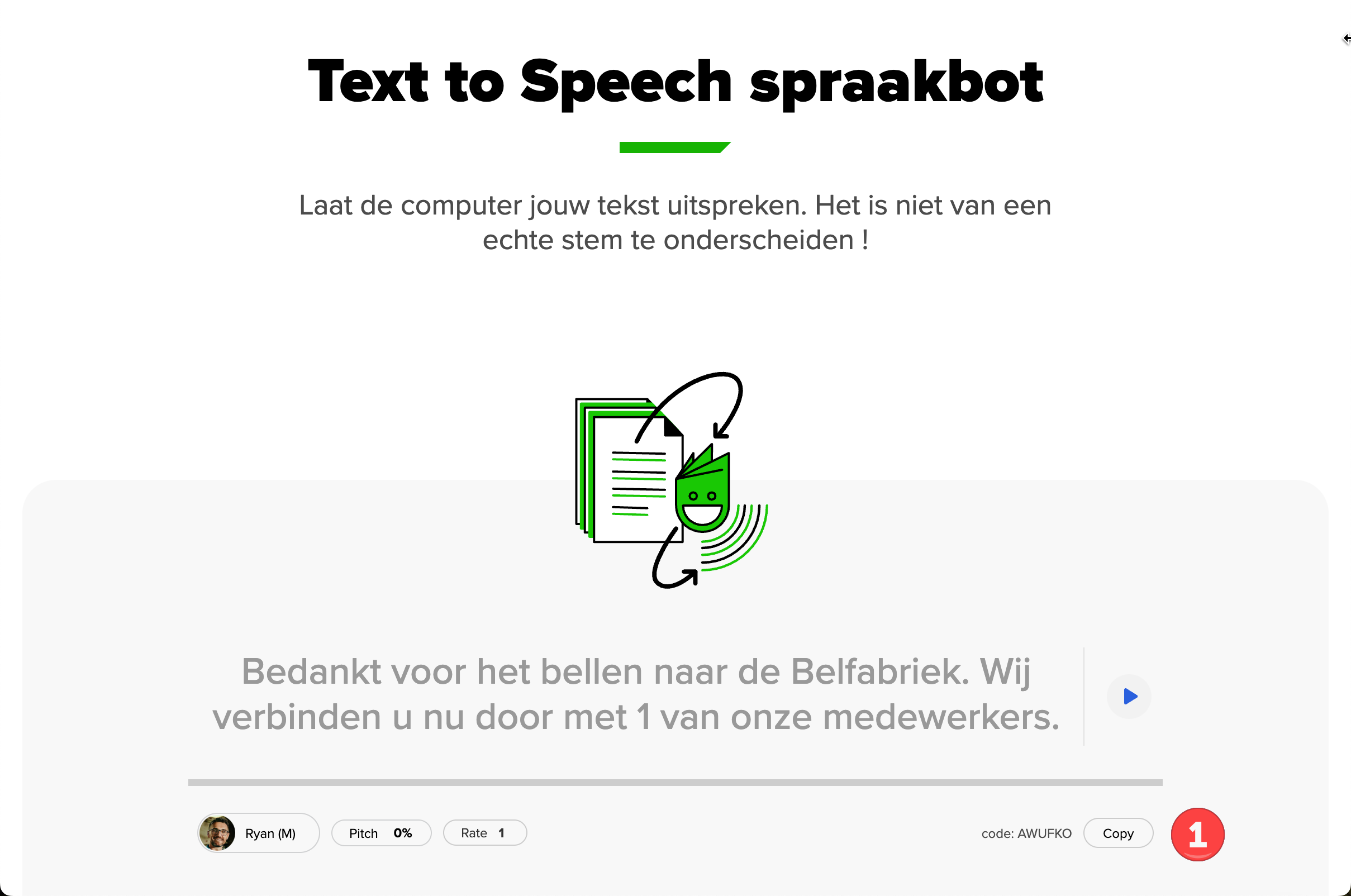 Speech bot code