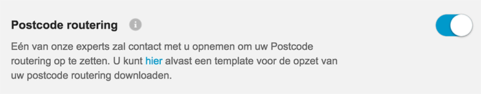 support postcode-routing